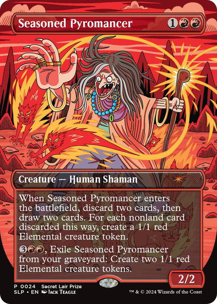 Seasoned Pyromancer trading card from Pro Tour Promos Seasoned Pyromancer - Pro Tour Promos Magic: The Gathering trading card