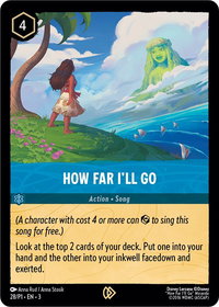 How Far I'll Go - Disney Lorcana Promo Cards (DLPC) #28 - Promo Disney Lorcana Trading Card