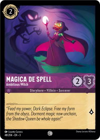 Magica De Spell - Ambitious Witch - Into the Inklands (3) #48/204 - Common Disney Lorcana Trading Card