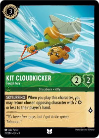 Kit Cloudkicker - Tough Guy - Into the Inklands (3) #77/204 - Uncommon Disney Lorcana Trading Card