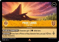 Pride Lands - Pride Rock - Into the Inklands (3) #33/204 - Rare Disney Lorcana Trading Card
