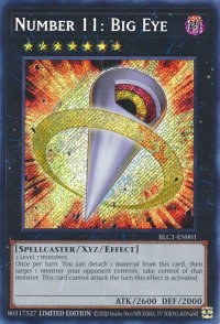 Number 11: Big Eye - Battles of Legend: Chapter 1 (BLC1) #BLC1-EN001 - Secret Rare YuGiOh Trading Card