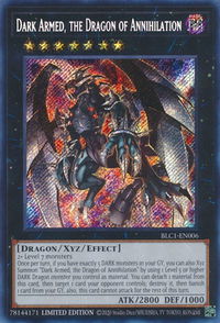 Dark Armed, the Dragon of Annihilation - Battles of Legend: Chapter 1 (BLC1) #BLC1-EN006 - Secret Rare YuGiOh Trading Card