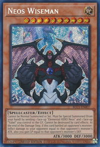 Neos Wiseman - Battles of Legend: Chapter 1 (BLC1) #BLC1-EN007 - Secret Rare YuGiOh Trading Card
