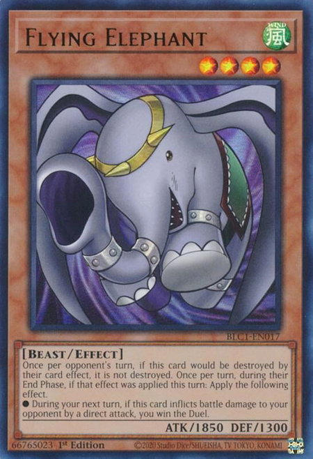 Flying Elephant - Battles of Legend: Chapter 1 YuGiOh trading card