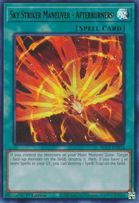 Sky Striker Maneuver - Afterburners! - Battles of Legend: Chapter 1 (BLC1) #BLC1-EN024 - Ultra Rare YuGiOh Trading Card