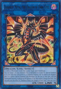 Darkness Metal, the Dragon of Dark Steel - Battles of Legend: Chapter 1 (BLC1) #BLC1-EN044 - Ultra Rare YuGiOh Trading Card