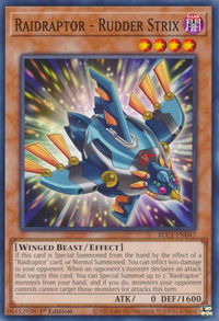 Raidraptor - Rudder Strix - Battles of Legend: Chapter 1 (BLC1) #BLC1-EN047 - Common / Short Print YuGiOh Trading Card
