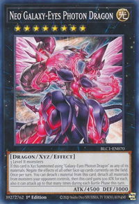 Neo Galaxy-Eyes Photon Dragon - Battles of Legend: Chapter 1 (BLC1) #BLC1-EN070 - Common / Short Print YuGiOh Trading Card