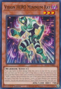 Vision HERO Minimum Ray - Battles of Legend: Chapter 1 (BLC1) #BLC1-EN080 - Common / Short Print YuGiOh Trading Card