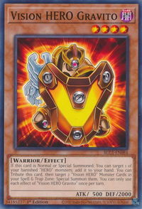 Vision HERO Gravito - Battles of Legend: Chapter 1 (BLC1) #BLC1-EN084 - Common / Short Print YuGiOh Trading Card
