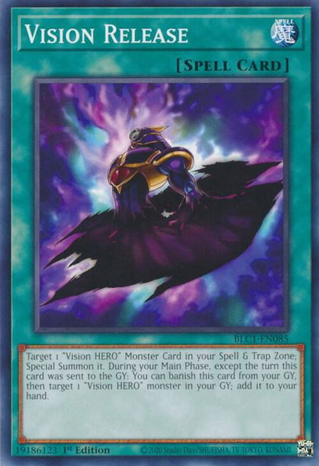Vision Release - Battles of Legend: Chapter 1 YuGiOh trading card