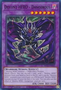 Destiny HERO - Dangerous - Battles of Legend: Chapter 1 (BLC1) #BLC1-EN100 - Common / Short Print YuGiOh Trading Card