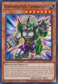Dinowrestler Pankratops - Battles of Legend: Chapter 1 (BLC1) #BLC1-EN102 - Common / Short Print YuGiOh Trading Card