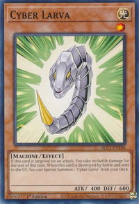 Cyber Larva - Battles of Legend: Chapter 1 (BLC1) #BLC1-EN108 - Common / Short Print YuGiOh Trading Card