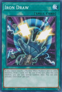 Iron Draw - Battles of Legend: Chapter 1 (BLC1) #BLC1-EN111 - Common / Short Print YuGiOh Trading Card