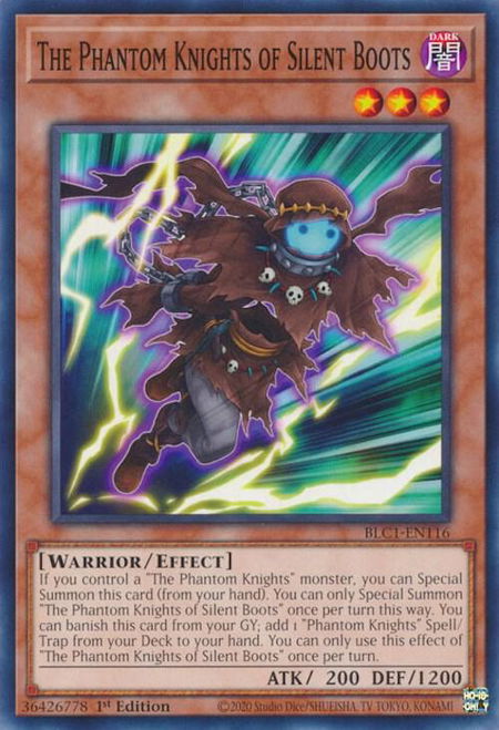 The Phantom Knights of Silent Boots - Battles of Legend: Chapter 1 YuGiOh trading card
