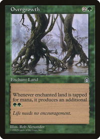 Overgrowth - Stronghold (STH) #null - Common Magic: The Gathering Trading Card