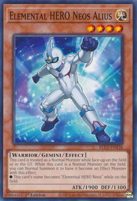 Elemental HERO Neos Alius - Battles of Legend: Chapter 1 (BLC1) #BLC1-EN138 - Common / Short Print YuGiOh Trading Card