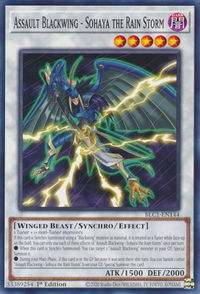 Assault Blackwing - Sohaya the Rain Storm - Battles of Legend: Chapter 1 (BLC1) #BLC1-EN144 - Common / Short Print YuGiOh Trading Card