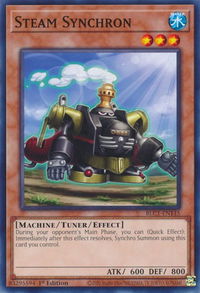 Steam Synchron - Battles of Legend: Chapter 1 (BLC1) #BLC1-EN145 - Common / Short Print YuGiOh Trading Card