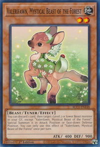 Valerifawn, Mystical Beast of the Forest - Battles of Legend: Chapter 1 (BLC1) #BLC1-EN148 - Common / Short Print YuGiOh Trading Card