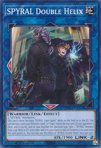 SPYRAL Double Helix - Battles of Legend: Chapter 1 (BLC1) #BLC1-EN163 - Common / Short Print YuGiOh Trading Card