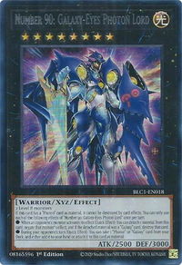 Number 90: Galaxy-Eyes Photon Lord (Silver) - Battles of Legend: Chapter 1 (BLC1) #BLC1-EN018 - Ultra Rare YuGiOh Trading Card