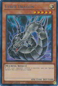 Cyber Dragon (Alternate Art) (Silver) - Battles of Legend: Chapter 1 (BLC1) #BLC1-EN021 - Ultra Rare YuGiOh Trading Card