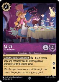 Alice - Tea Alchemist - Into the Inklands (3) #35/204 - Super Rare Disney Lorcana Trading Card