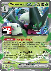 Meowscarada ex - Prize Pack Series Cards #015/193 - Double Rare Pokémon Trading Card