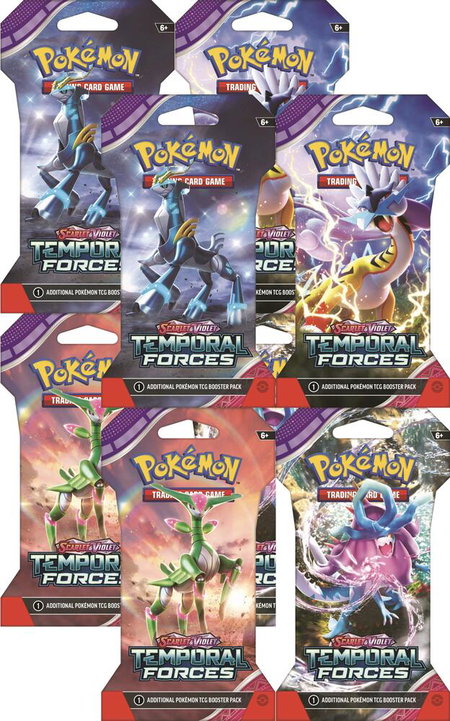Temporal Forces Sleeved Booster Pack Bundle [Set of 8] - SV05: Temporal Forces Pokémon trading card
