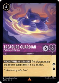 Treasure Guardian - Protector of the Cave - Into the Inklands (3) #58/204 - Rare Disney Lorcana Trading Card