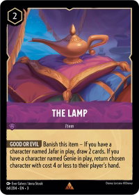 The Lamp - Into the Inklands (3) #64/204 - Rare Disney Lorcana Trading Card