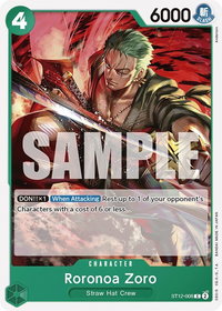 Roronoa Zoro - Starter Deck 12: Zoro and Sanji (ST-12) #ST12-008 - Common One Piece Trading Card