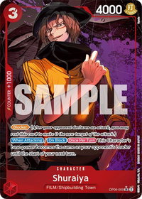 Shuraiya (Alternate Art) - Wings of the Captain (OP06) #OP06-009 - Super Rare One Piece Trading Card
