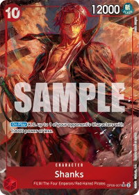 Shanks (Alternate Art) - Wings of the Captain (OP06) #OP06-007 - Super Rare One Piece Trading Card