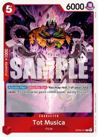Tot Musica - Wings of the Captain (OP06) #OP06-011 - Rare One Piece Trading Card