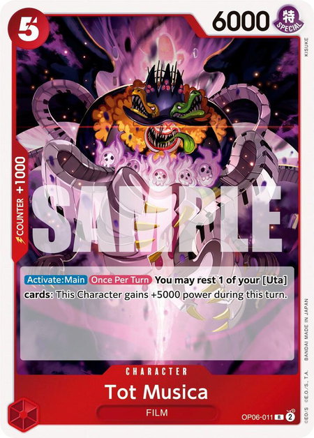 Tot Musica - Wings of the Captain One Piece trading card