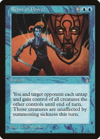 Reins of Power - Stronghold (STH) #null - Rare Magic: The Gathering Trading Card