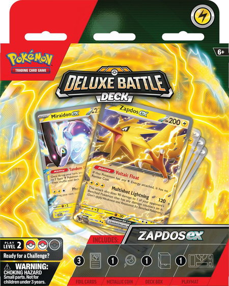 Deluxe Battle Deck [Zapdos ex] - Miscellaneous Cards & Products Pokémon trading card