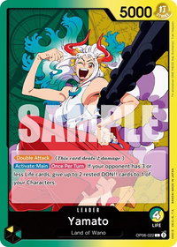 Yamato - Wings of the Captain (OP06) #OP06-022 - Leader One Piece Trading Card