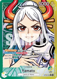 Yamato (Alternate Art) - Wings of the Captain (OP06) #OP06-022 - Leader One Piece Trading Card