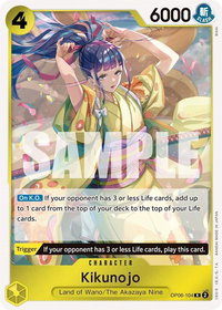 Kikunojo - Wings of the Captain (OP06) #OP06-104 - Rare One Piece Trading Card