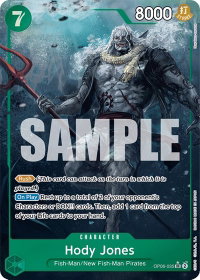 Hody Jones (035) (Alternate Art) - Wings of the Captain (OP06) #OP06-035 - Super Rare One Piece Trading Card
