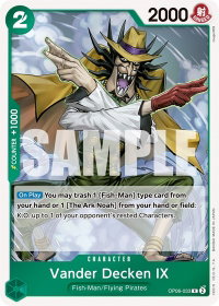 Vander Decken IX - Wings of the Captain (OP06) #OP06-033 - Rare One Piece Trading Card