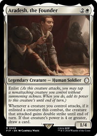Aradesh, the Founder - Universes Beyond: Fallout (PIP) #9 - Rare Magic: The Gathering Trading Card
