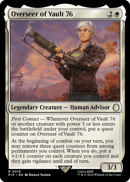 Overseer of Vault 76 - Universes Beyond: Fallout Magic: The Gathering trading card