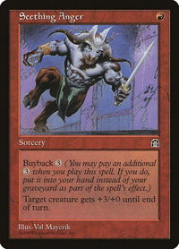 Seething Anger - Stronghold (STH) #null - Common Magic: The Gathering Trading Card
