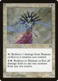 Shaman en-Kor - Stronghold (STH) #null - Rare Magic: The Gathering Trading Card